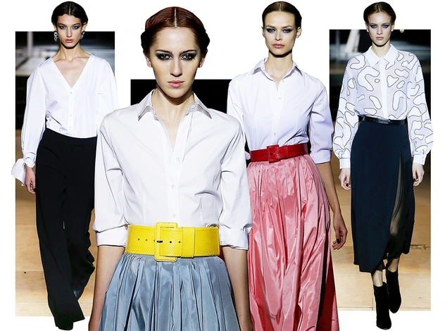 Как носить блузку в холода: мастер-класс от Carolina Herrera