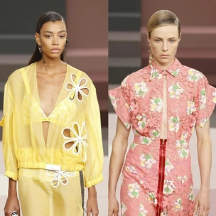 Море цветов и возвращение к ДНК: как прошел показ Fendi