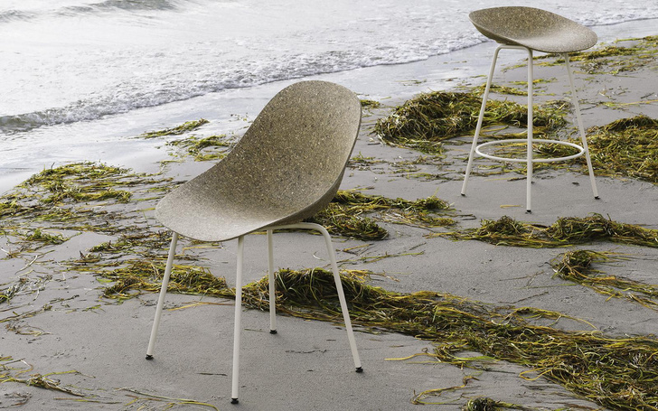 Mat Bar Chair от Normann Copenhagen: самый экологичный стул в мире из водорослей и конопли