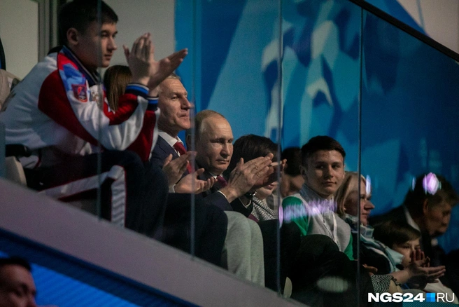 Президент Владимир Путин присутствовал на церемонии открытия | Источник: Артем Ленц / NGS24.RU