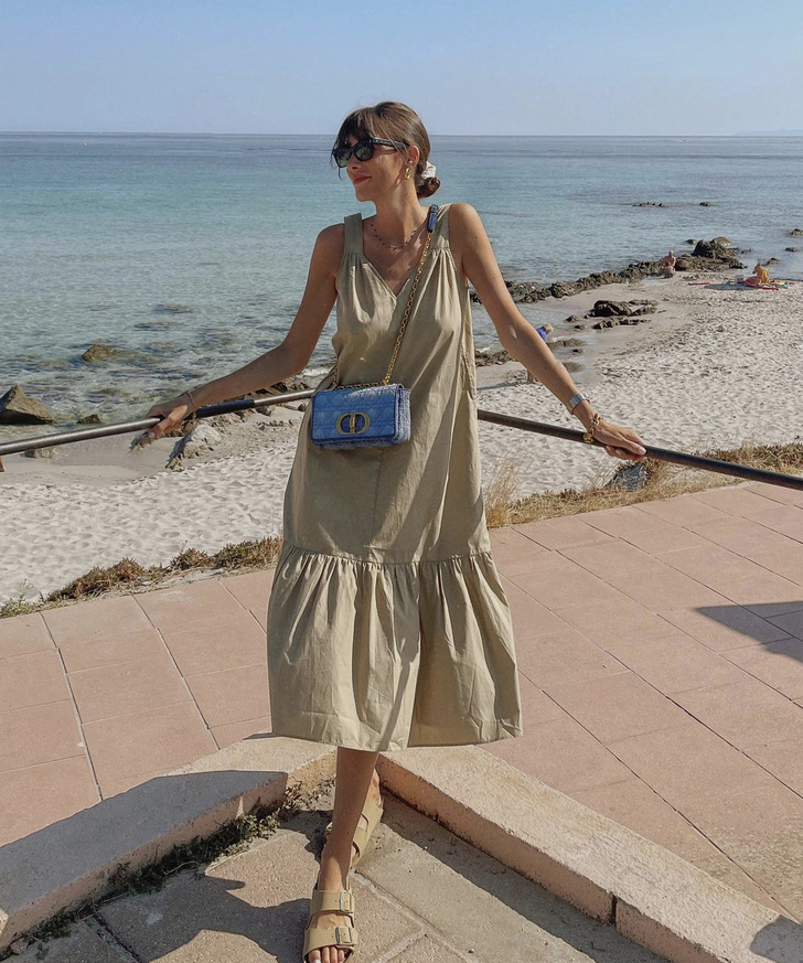 Поплиновое платье, о котором француженка Жюли Феррери мечтала все лето, но купила только сейчас