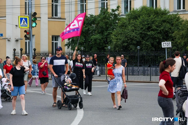 Настоящие болельщики выходили целыми семьями | Источник: Ксения Филимонова / IRCITY.RU