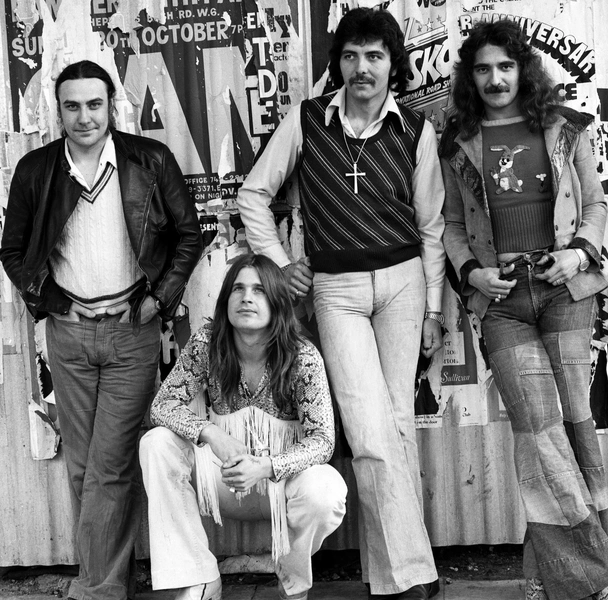 Группа Black Sabbath в 1975 году | Источник: Roger Morton/Cleopatra Records/Getty Images