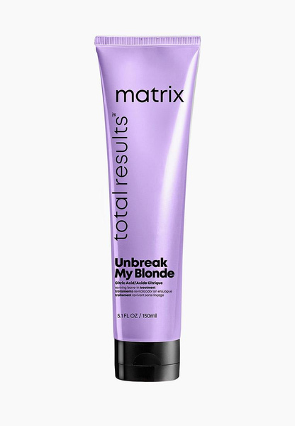 Крем для волос несмываемый Total Results Unbreak My Blonde для восстановления осветленных волос, Matrix