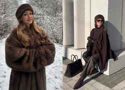 Как выглядит самая модная меховая повязка зимы