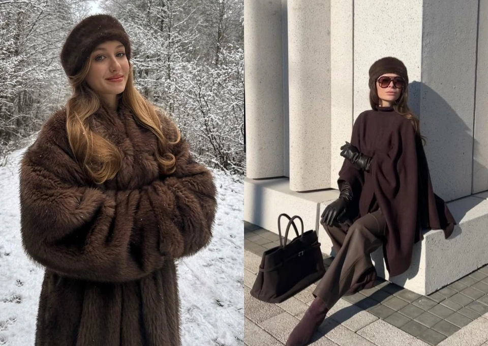 Как выглядит самая модная меховая повязка зимы