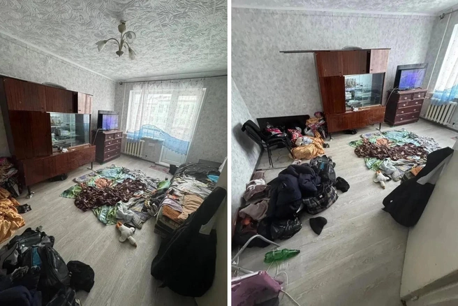 В таких условиях воспитывался малыш | Источник: «Управление МВД России по Омской области» / max.ru