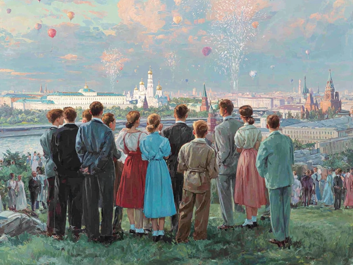 Красивые открытки на выпускной 2026 для учителей, выпускников и их родителей — в общем, всех | Источник: Midjourney