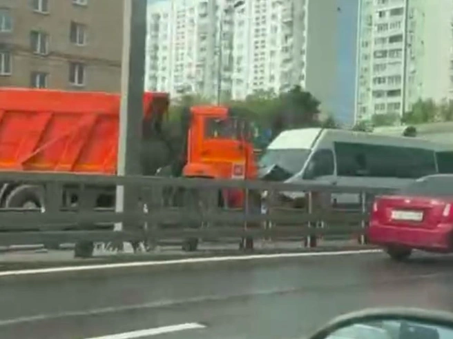 Авария на ТТК | Источник: Москва с огоньком / T.me
