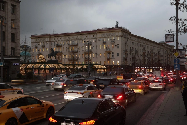 Центр Москвы перекрыли 12 ноября | Источник: Дмитрий Толстошеев / MSK1.RU