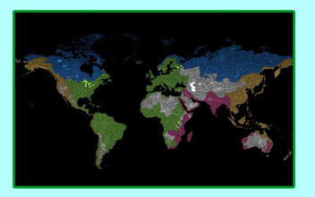 Географ опубликовал разноцветную карту мира: а вы догадаетесь, что на ней обозначено?