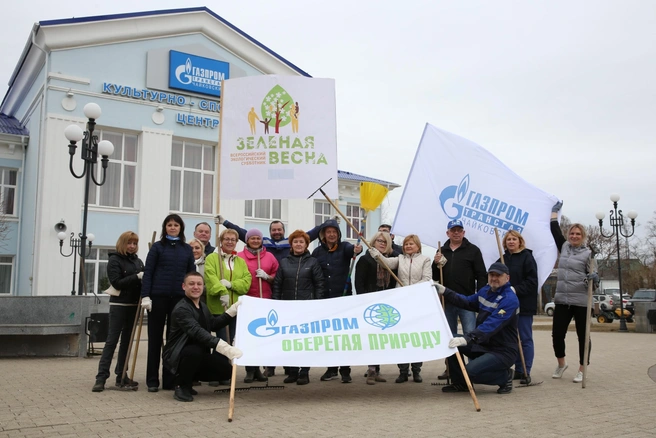 Газовики привели в порядок несколько территорий в городе | Источник: ООО «Газпром трансгаз Чайковский»