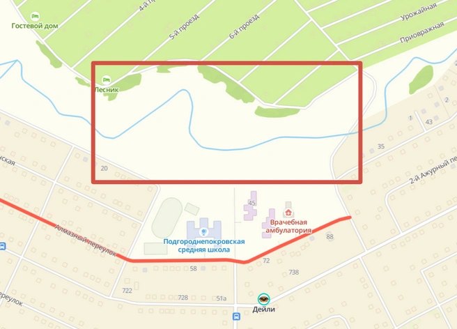 Здесь произошла трагедия | Источник: Скриншот с 2gis.ru