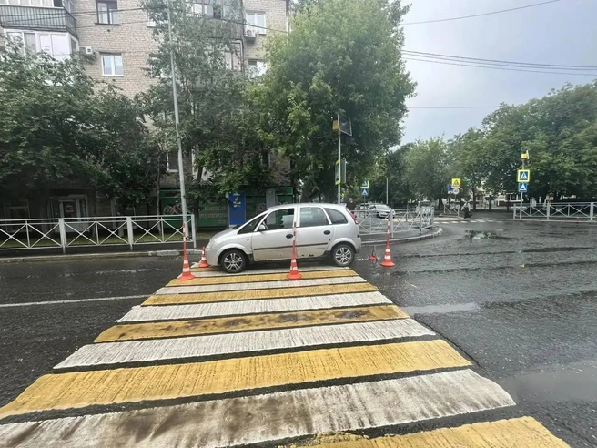 Авария произошла на улице Киевской | Источник: Госавтоинспекция Тюменской области