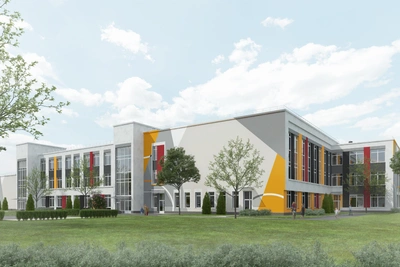 В Стрельне строят школу на 875 учащихся