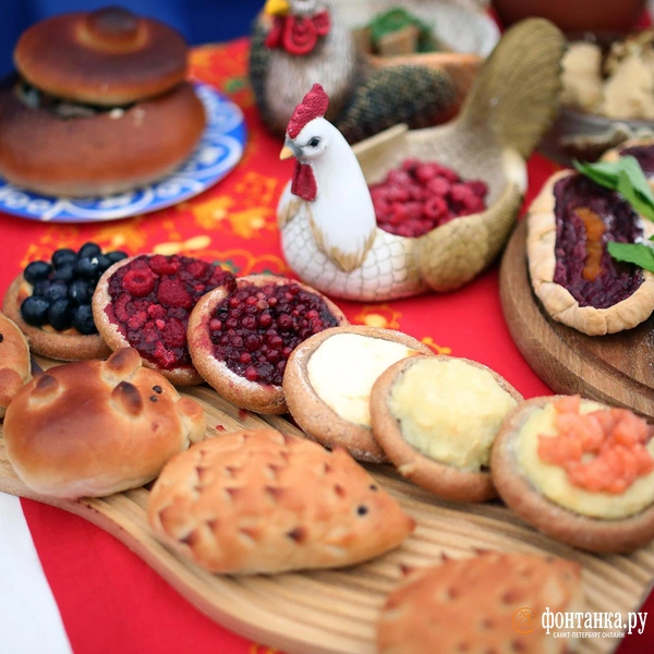 «Русский завтрак» по-поморски очень разнообразный | Источник: Ксения Потеева / «Фонтанка.ру»