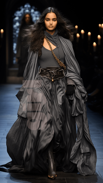 aiFashion: нейросеть представила коллекцию одежды Джоан Роулинг на зиму 2024