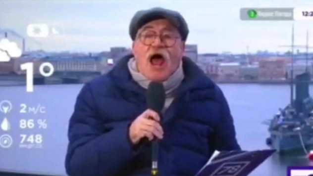 В Сети завирусилось очень смешное видео с ведущим прогноза погоды из Петербурга