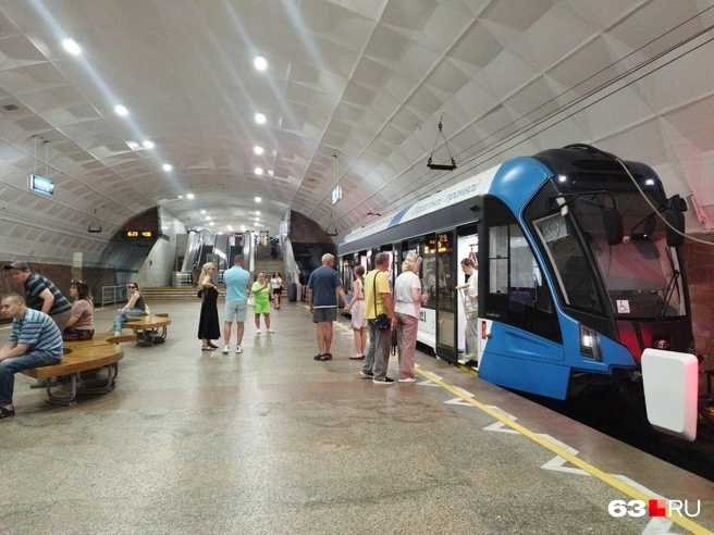 Под землей — метро! | Источник: Александра Исмайлова / 63.RU