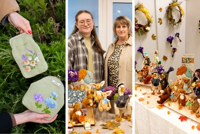 Perm Mother-Daughter Artisans Create Frame Bags and Stuffed Toys