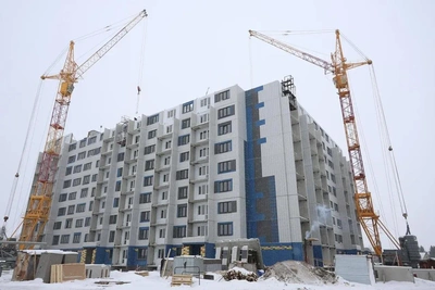 В Омской области на человека строят 0,5 кв. метра жилья