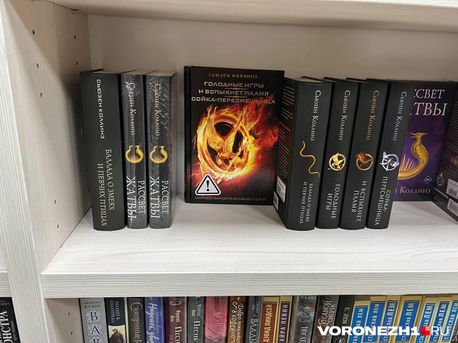 Предупреждения даже на бестселлерах | Источник: Мария Мишукова / Voronezh1.ru