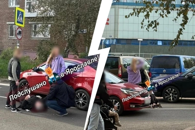В Ярославле иномарка сбила мужчину у ТЦ