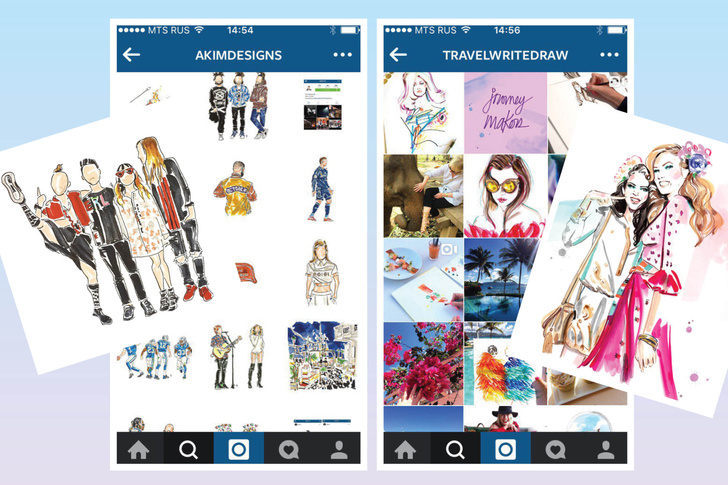 20 fashion-иллюстраторов, на которых стоит подписаться в Инстаграме (запрещенная в России экстремистская организация)