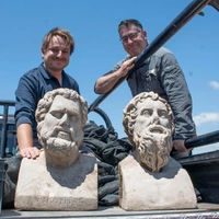 Римская роскошь: израильские археологи нашли две 1700-летние статуи в идеальном состоянии