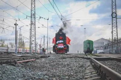 28 тыс. человек встретили «Паровоз Победы» в Уфе и Стерлитамаке