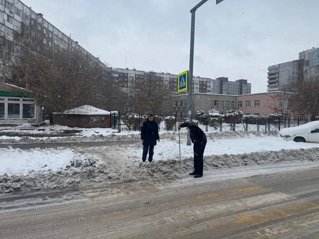 Нарушения при уборке снега выявлены в Железнодорожном районе Новосибирска. | Источник: прокуратура Новосибирской области