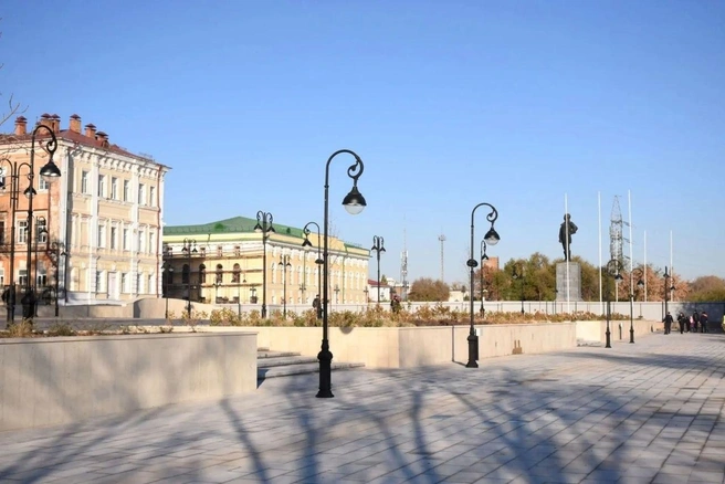 А так новый сквер увидели в пресс-службе городской мэрии | Источник: Администрация Оренбурга