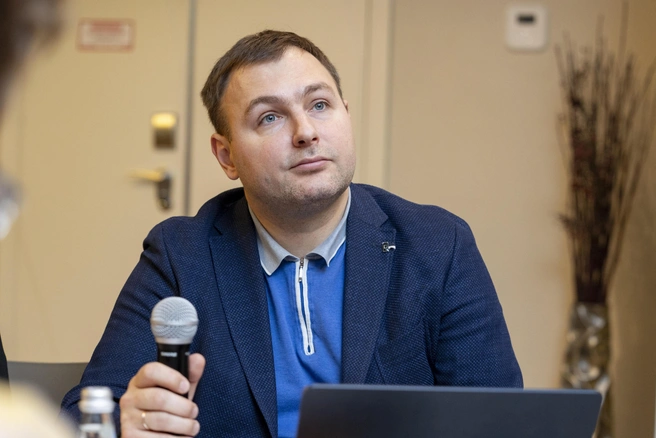 Максим Кораблев-Дайсон, управляющий партнер «ПхалиХинкали» | Источник: Роман Киташов/ «Фонтанка.ру»