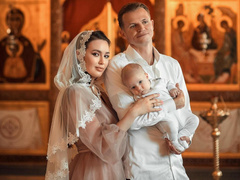 Костенко и Тарасов крестили сына Ярослава в особенный день