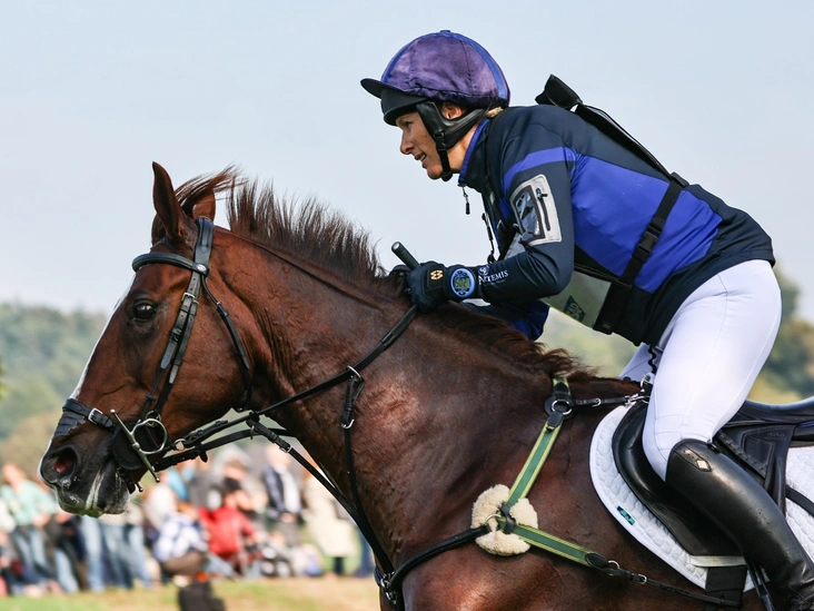 Зара Тиндолл во время соревнований по кросс-кантри SAP-Cup в Аахене, Германия, 18 сентября 2021