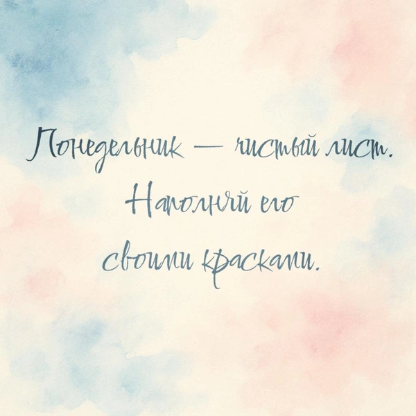 открытки с понедельником, открытка утро понедельника, открытки с добрым понедельником, открытки с понедельником прикольные, доброго понедельника открытки красивые, бесплатные открытки доброго понедельника, скачать открытку с понедельником | Источник: theDay/DALL-E