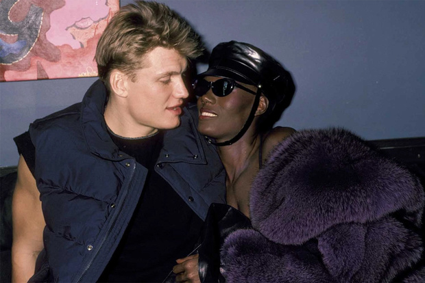 Дольф Лундгрен и Грейс Джонс, середина 1980-х Дольф Лундгрен и Грейс Джонс, середина 1980-х