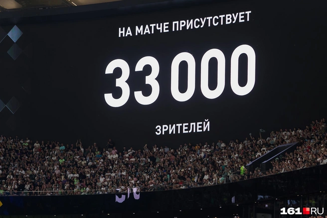 Солдаут на трибунах | Источник: Евгений Вдовин / 161.RU 