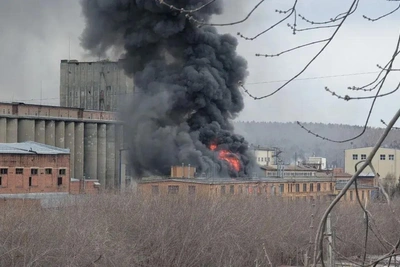 Очевидец о масштабном пожаре в Иркутске