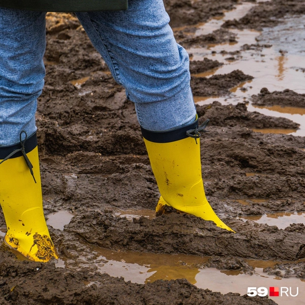 Без резиновых сапог тут не обойтись | Источник: Тимофей Калмаков / 59.RU