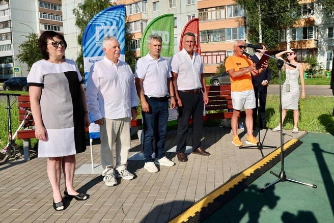 В Веряжском парке открылась новая площадка ГТО | Источник: novoblduma.ru