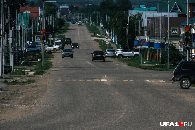 Одна из основных улиц в Аскино | Источник: Булат Салихов / UFA1.RU