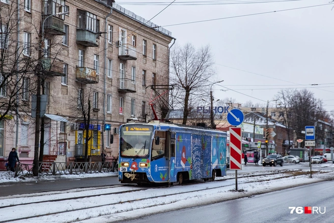 Рельсы на Чкалова планируют менять в середине лета | Источник: Кирилл Поверинов / 76.RU