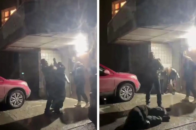 Часть драки попала на видео, оно есть в распоряжении редакции | Источник: читатель НГС