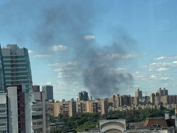 Пожар видно за несколько километров | Источник: Читатель MSK1.RU