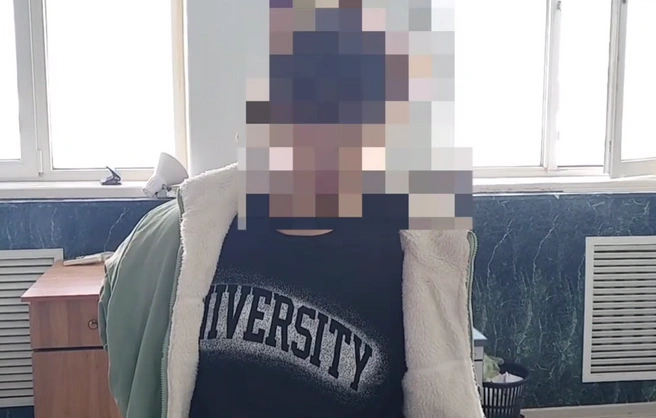 Ничего внятного задержанный сказать не смог | Источник: УМВД России по Оренбургской области