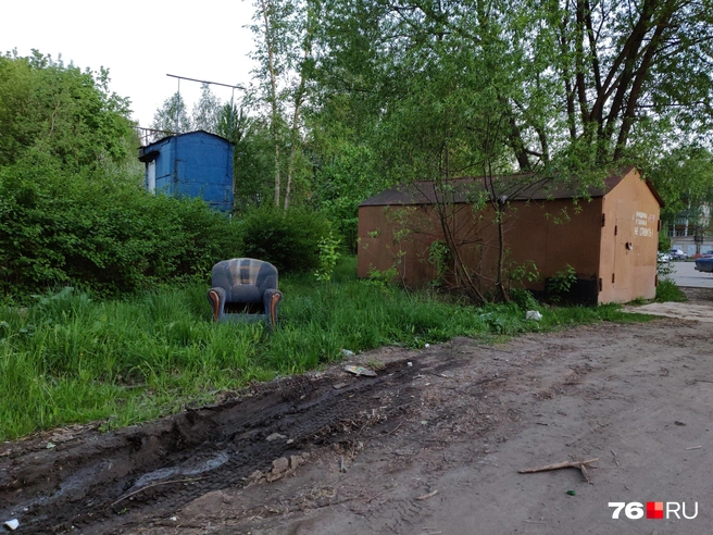 Здесь прекрасно всё: «автомагистраль», трон, гаражи, голубятня. Ярославцы отдыхают по-царски | Источник: Евгений Ковалёв