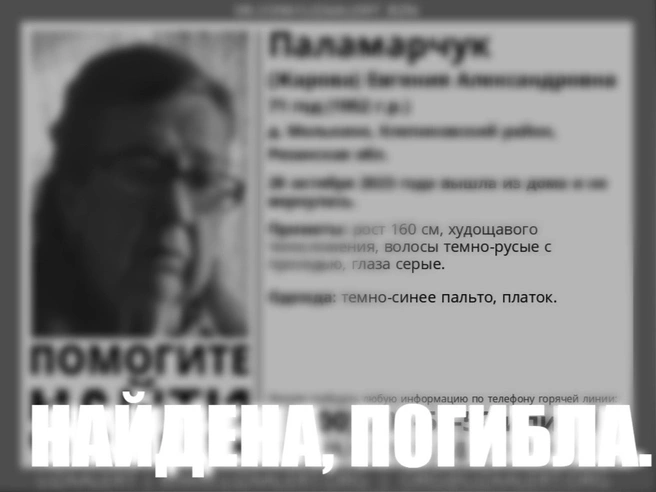 Пенсионерка, которую искали в Клепиковском районе, погибла | ya62.ru