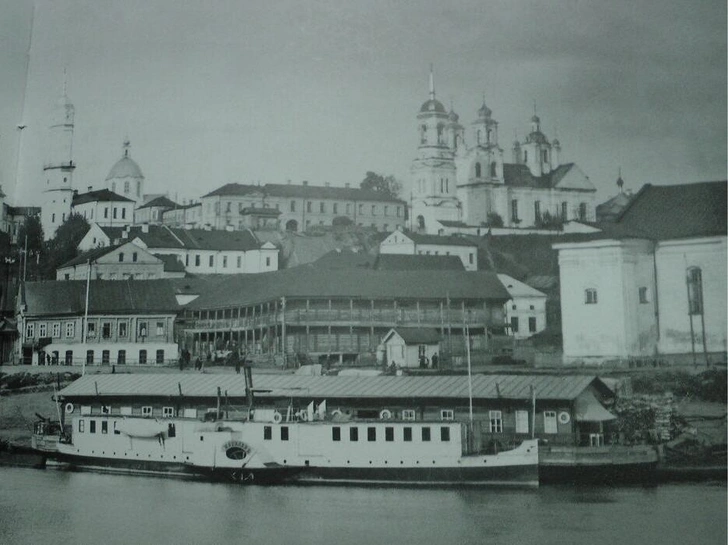 Вид на исторический центр Могилёва, 1900-е годы | Источник: TruckLover via pastvu.com