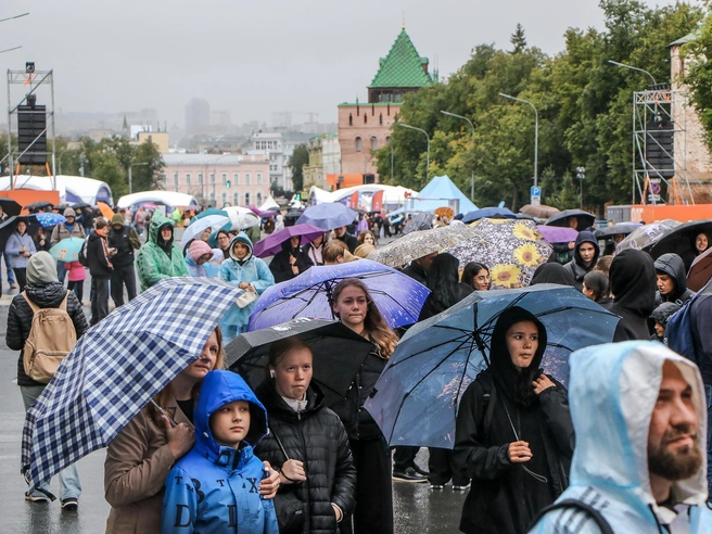 Сколько зонтиков! И все разные | Источник: Наталья Бурухина / NN.RU